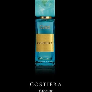 NWT: GRITTI; "COSTIERA"; 2 ML/0,07 FL. OZ. BOTTLE (SAMPLE SIZE) w/ CARD.